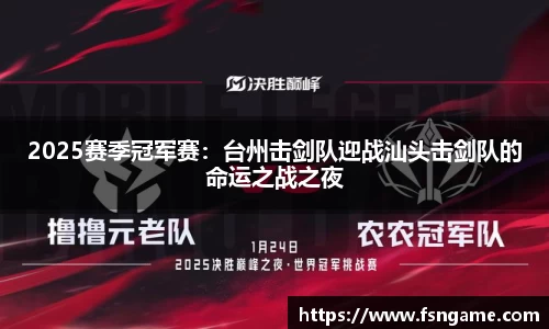 2025赛季冠军赛：台州击剑队迎战汕头击剑队的命运之战之夜